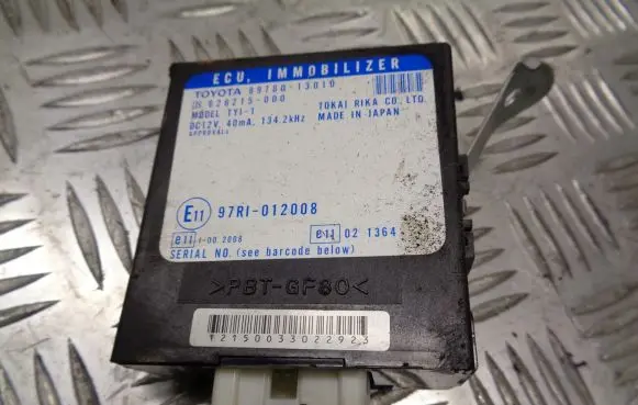 Toyota Corolla Verso E121 Immobilizer control unit/module 89780-13010