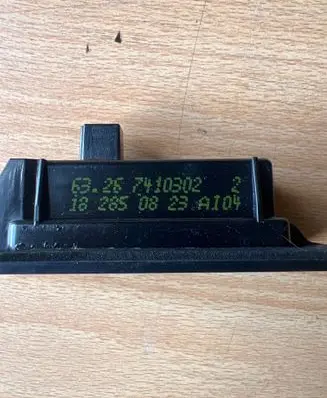 BMW 5 G30 G31 G38 Number plate light 7410302