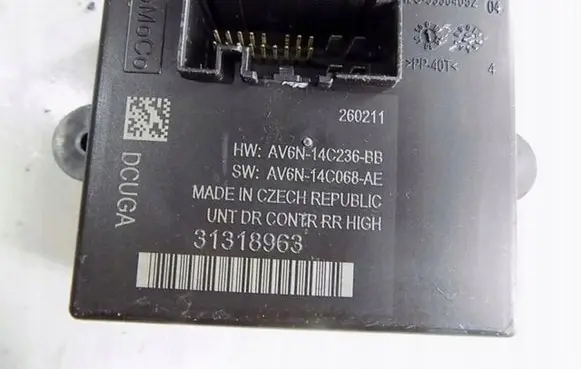 Volvo V60 Door control unit/module 31318963