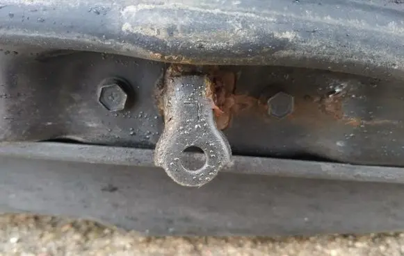 Hyundai Sonata Rear door check strap stopper