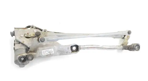 Front wiper linkage and motor