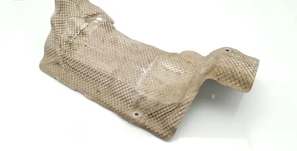 Heat shield in engine bay