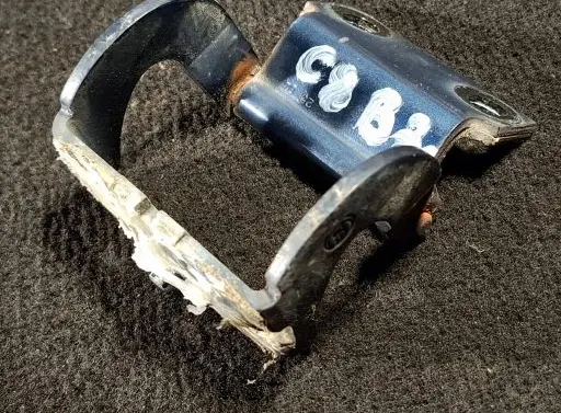 Citroen C8 Sliding door upper roller guide/hinge 2504