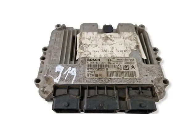 Peugeot 307 Engine control unit/module 9655698280 0281011234