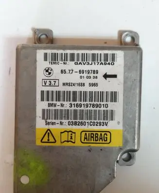 BMW 5 E39 Airbag control unit/module 6919789 316919789010 038260100293V