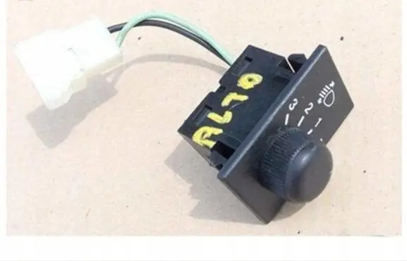 Suzuki Alto Headlight level height control switch