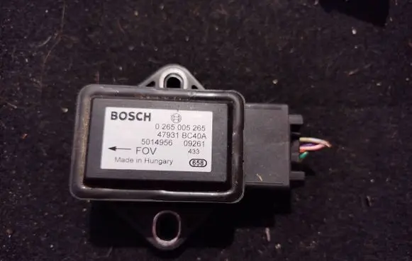 Nissan Note (E11) ESP acceleration yaw rate sensor 0265005265 5014956 47931BC40A