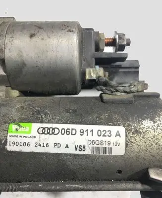 Audi A6 S6 C6 4F Starter motor 06D911023A D6GS19
