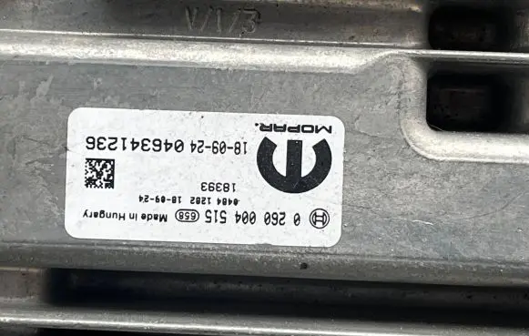 Fiat 500X Engine control unit/module ECU 55282412 68350433AC A2C76281402