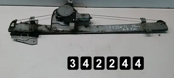 Mitsubishi Pajero Front door window regulator with motor MR989947