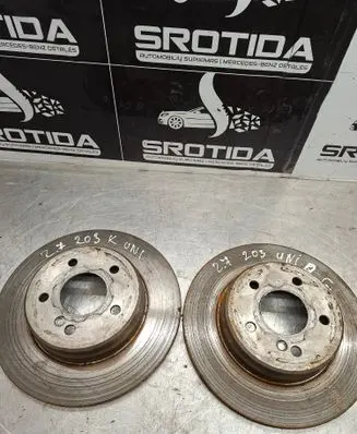 Mercedes-Benz C W203 Rear brake disc