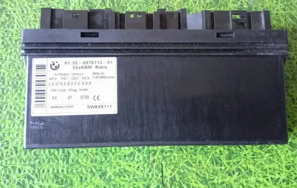 BMW M5 Comfort/convenience module 6978713 5WK49111 65032400