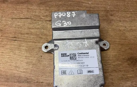 BMW 5 G30 G31 G38 Airbag control unit/module 5A19AC4