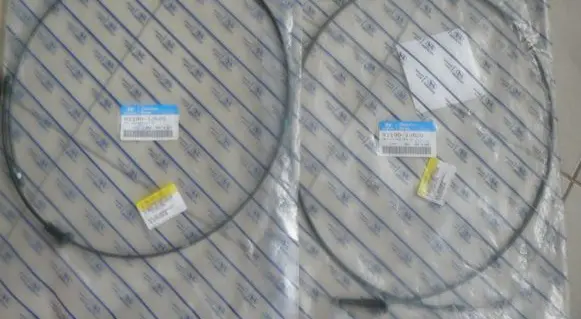 Hyundai i20 (PB PBT) Engine bonnet/hood lock release cable 811901J500