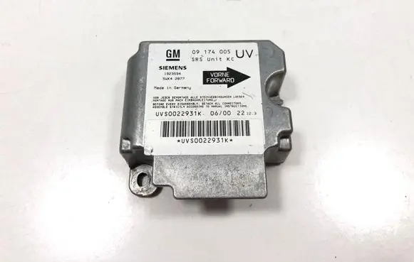 Opel Zafira A Airbag control unit/module 09174005UV 1923594 5WK42877