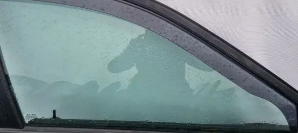 Volvo S40, V40 Front door window glass four-door