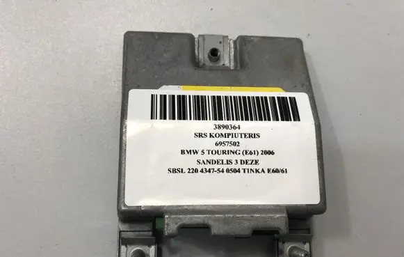 BMW 5 E60 E61 Airbag control unit/module 6957502