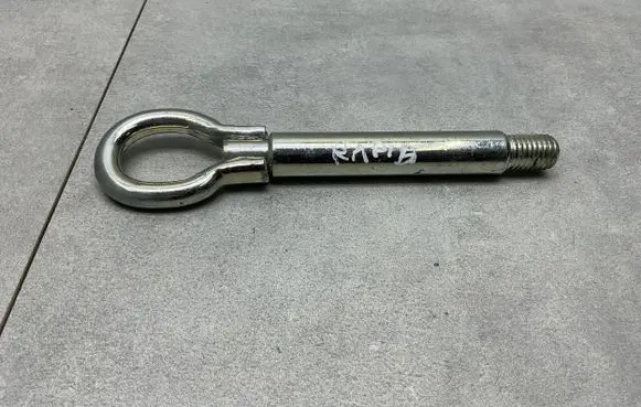 Towing hook eye