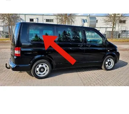 Volkswagen Multivan T5 Rear side window 43R004524 7H1845332
