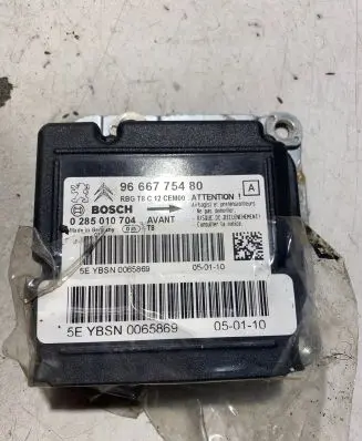 Peugeot 3008 I Airbag control unit/module 9666775480 0285010704 YBSN0065869