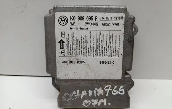 Skoda Octavia Mk2 (1Z) Airbag control unit/module 1K0909605R 5WK43412 04H018S2300