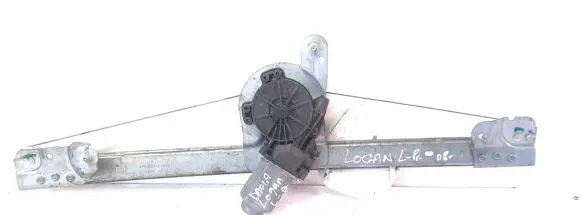 Dacia Logan I Front door window regulator with motor 118481