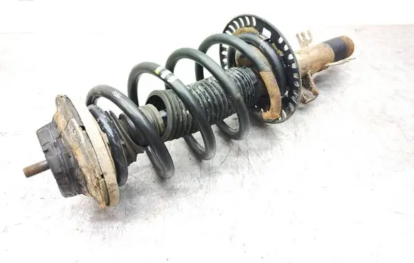 Front shock absorber with coil spring