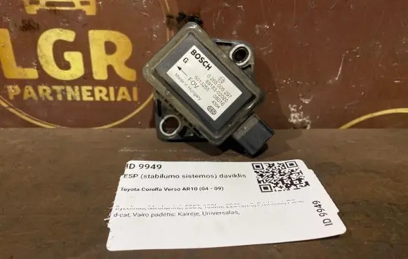 Toyota Corolla Verso AR10 ESP acceleration yaw rate sensor 0265005297