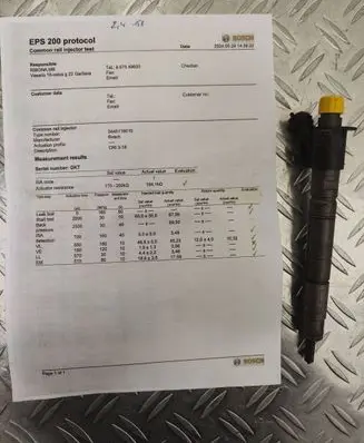 Volvo XC60 Fuel injector 0445116016 70200KQ