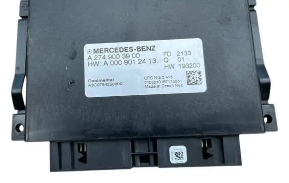 Mercedes-Benz Vito Viano W447 Other control units/modules A2749003900 A0009012413 2108210157115881