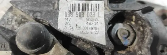 Seat Ibiza III (6L) Generator/alternator 038903023L 0124325001