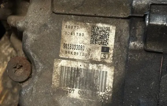 Peugeot 407 Automatic gearbox 9658033080