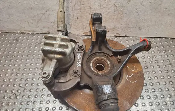 Front wheel hub spindle knuckle