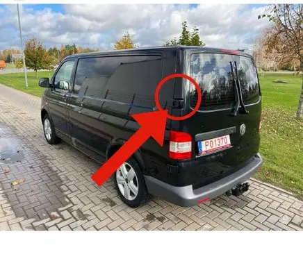 Volkswagen Transporter - Caravelle T5 Loading door upper hinge 7H0827151