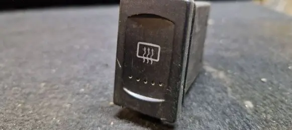 Windscreen/window heater switch