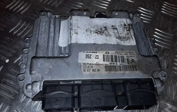 Peugeot 207 Engine control unit/module 9663786380