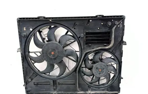 Audi Q7 4L Radiator cooling fan shroud 7L0121203H 7L0959455G 7L0959455F