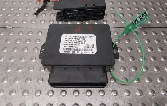 Mercedes-Benz S W222 Hand brake control module A2229007105