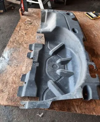Volkswagen Transporter - Caravelle T5 Rear bumper underbody cover/under tray 7H0825194D
