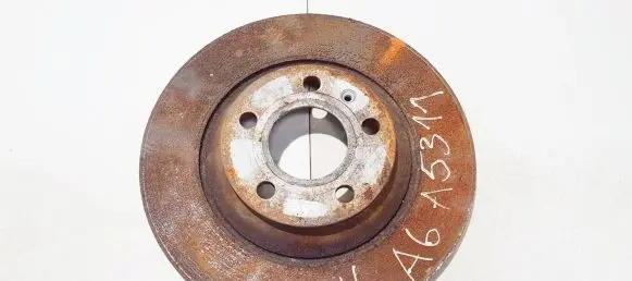 Audi A6 Allroad C6 Rear brake disc neventiliuojamas
