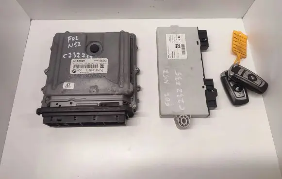 BMW 7 F01 F02 F03 F04 Engine ECU kit and lock set 13618509757 13618509333 13618511372
