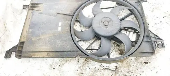 Volvo C30 Radiator cooling fan shroud 
