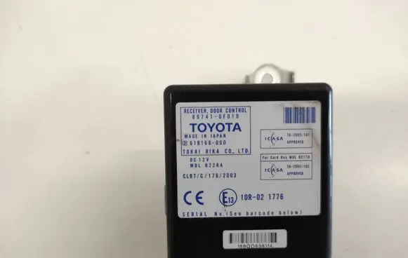 Toyota Corolla Verso AR10 Door central lock control unit/module 897410F010 61B16800