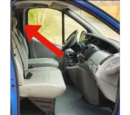 Opel Vivaro Front seatbelt 696515A 8036003 59764