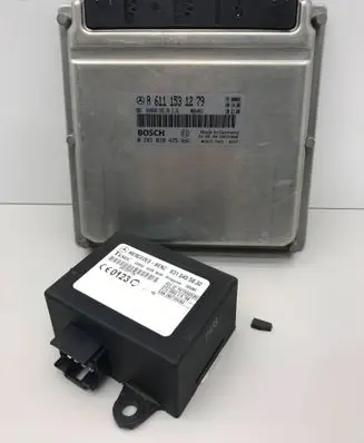 Mercedes-Benz Sprinter W901 W902 W903 W904 Engine ECU kit and lock set A6111531279 0281010425