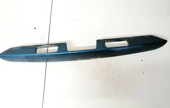 Trunk door license plate light bar