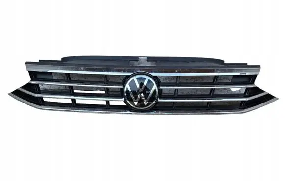 Volkswagen PASSAT B8 Front bumper upper radiator grill 3G0853651