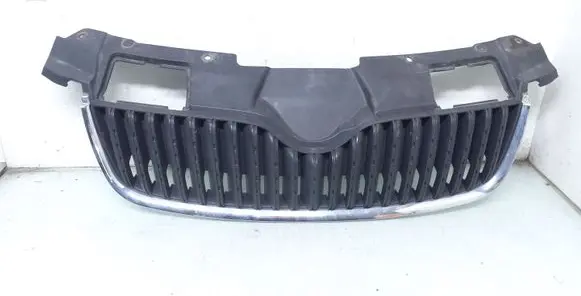 Skoda Roomster (5J) Front bumper upper radiator grill 5J0853668A