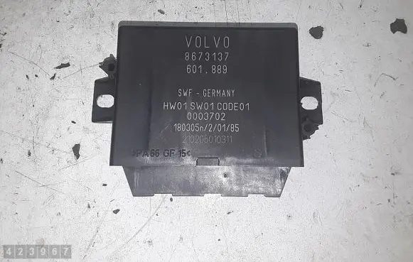 Volvo S40 Parking PDC control unit/module 8673137