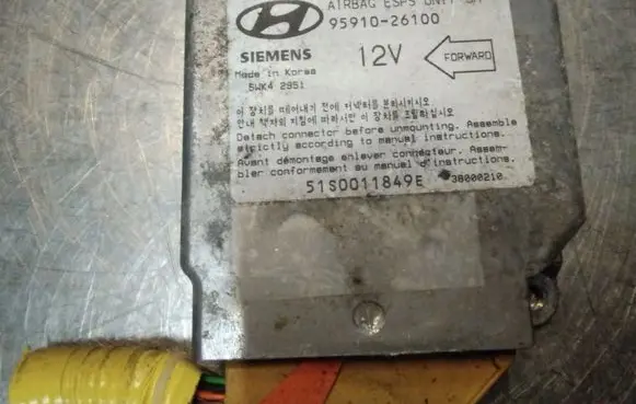 Hyundai Santa Fe Airbag control unit/module 9591026100 5WK42951
